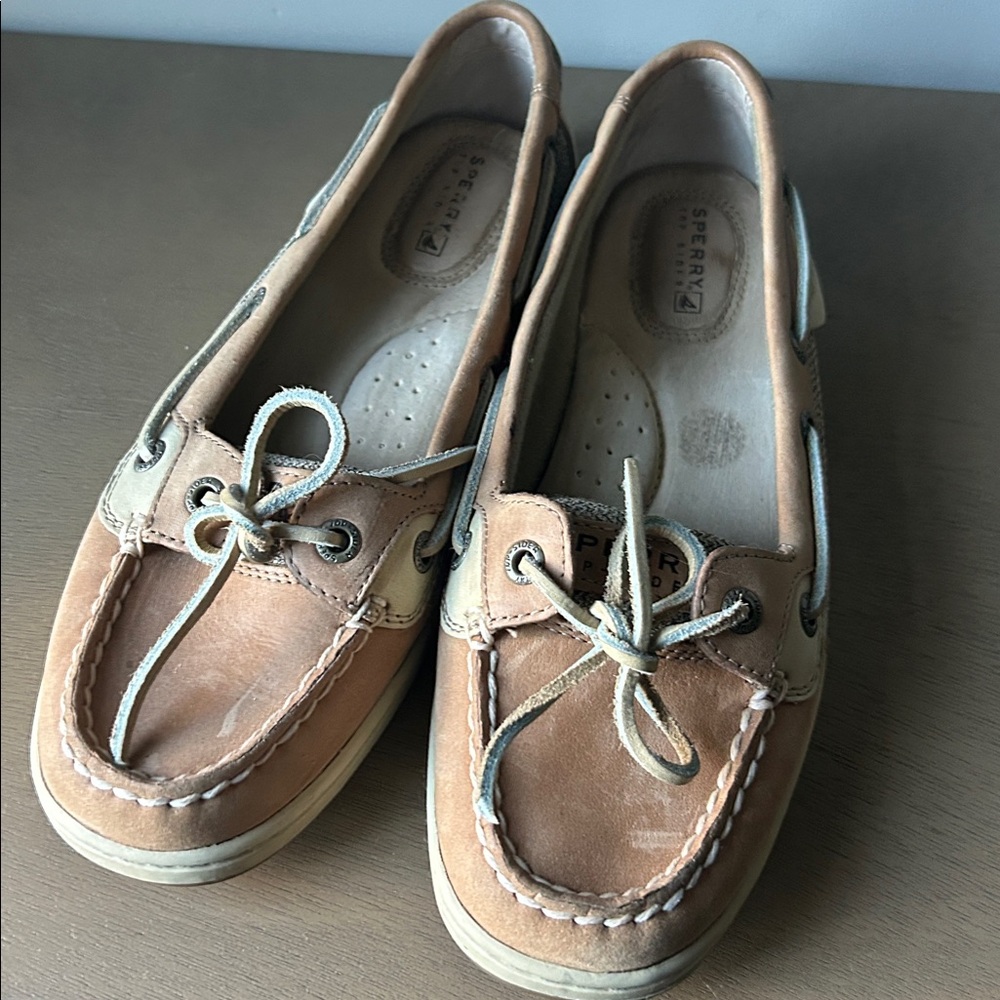 Sperry Light Brown Boat Shoes